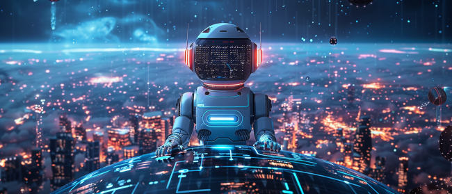 A robot aspiring the Internet